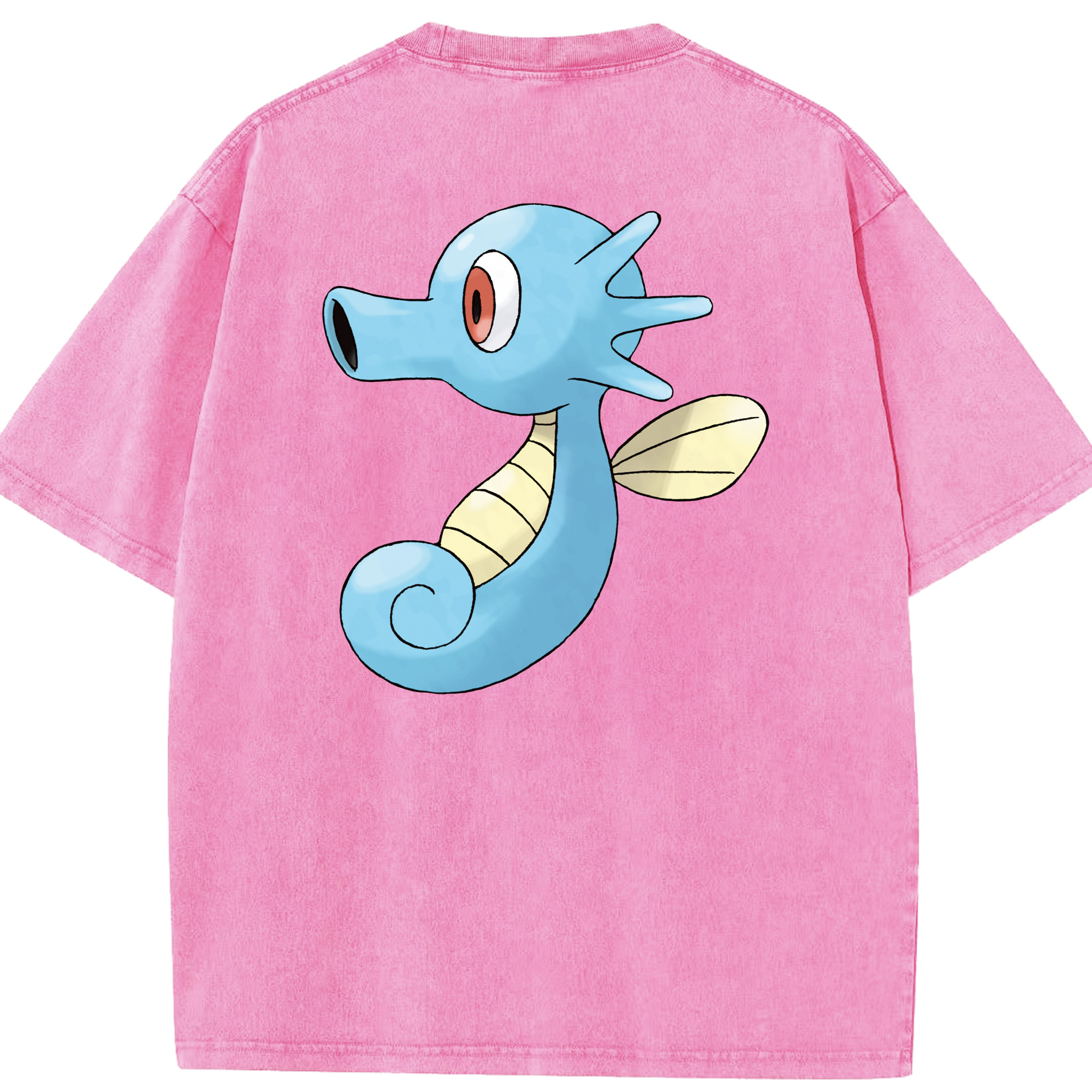 （画像用） ポケットモンスター Pokémon 綿100% ヴィンテージ風 半袖Tシャツ（背面プリント）